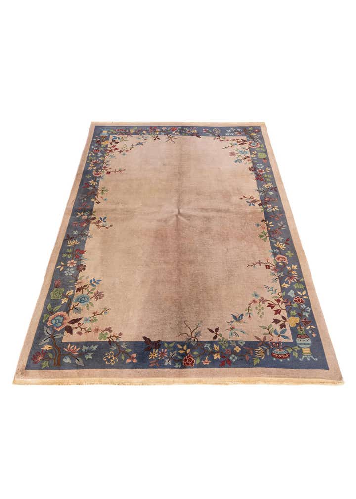 5' 10 x 8' 8 Hand Knotted Antique Finish Wool Rug