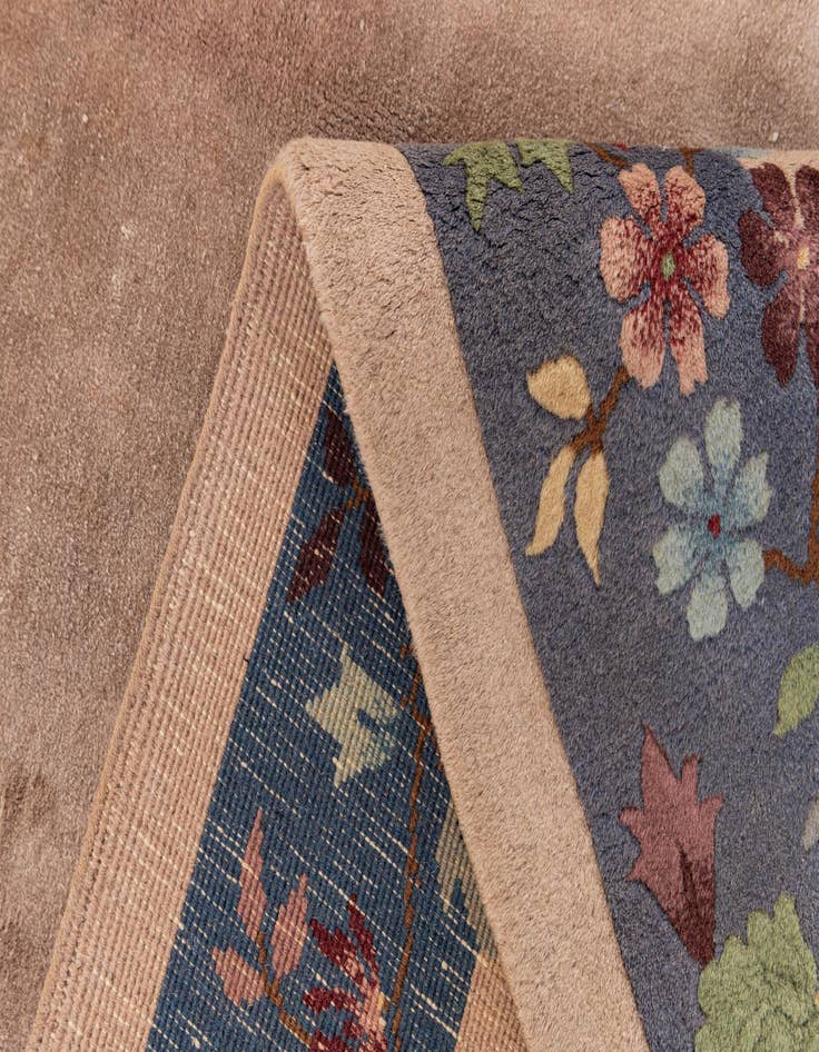 Detail image of 5' 10 x 8' 8  Hand Knotted Antique Finish Wool Rug