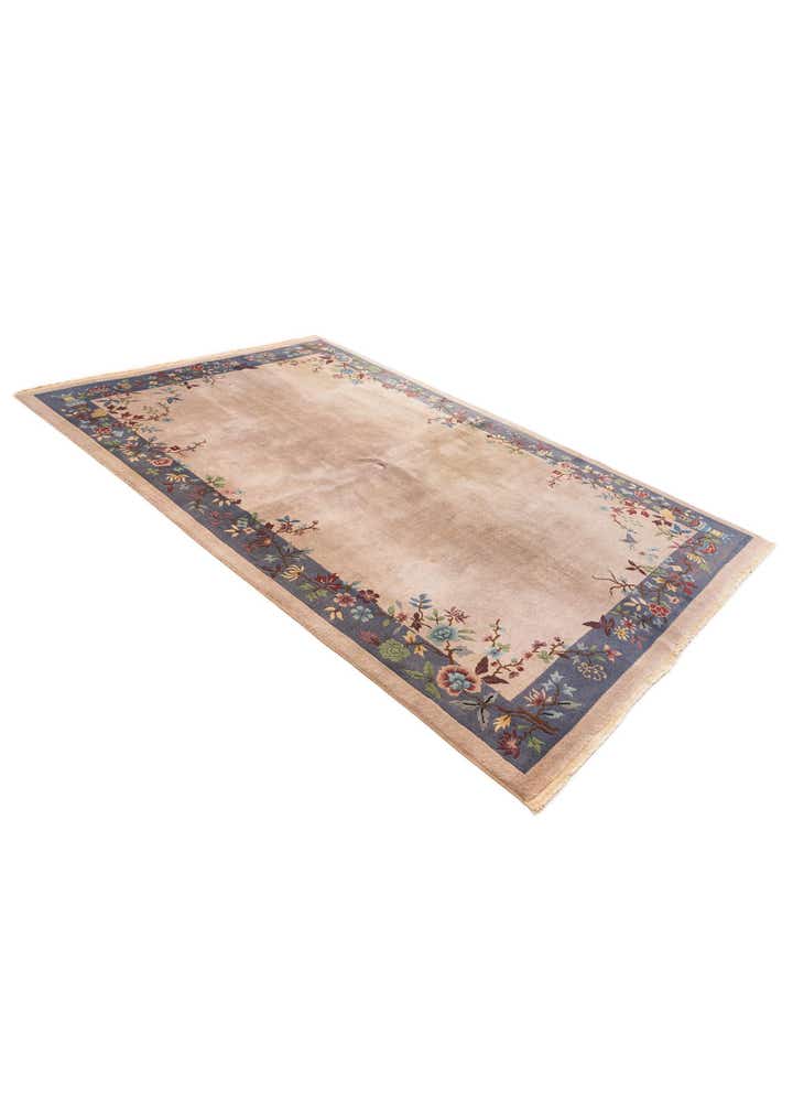 5' 10 x 8' 8 Hand Knotted Antique Finish Wool Rug