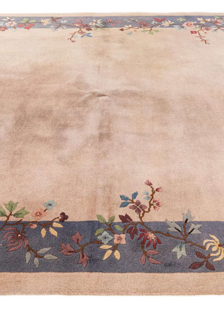 5' 10 x 8' 8 Hand Knotted Antique Finish Wool Rug