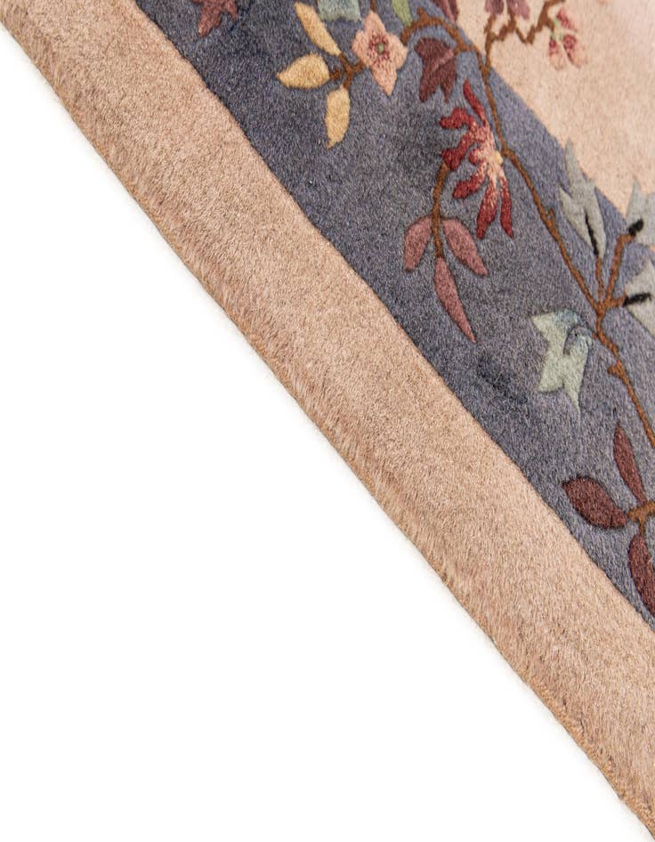 Detail image of 5' 10 x 8' 8 Hand Knotted Antique Finish Wool Rug