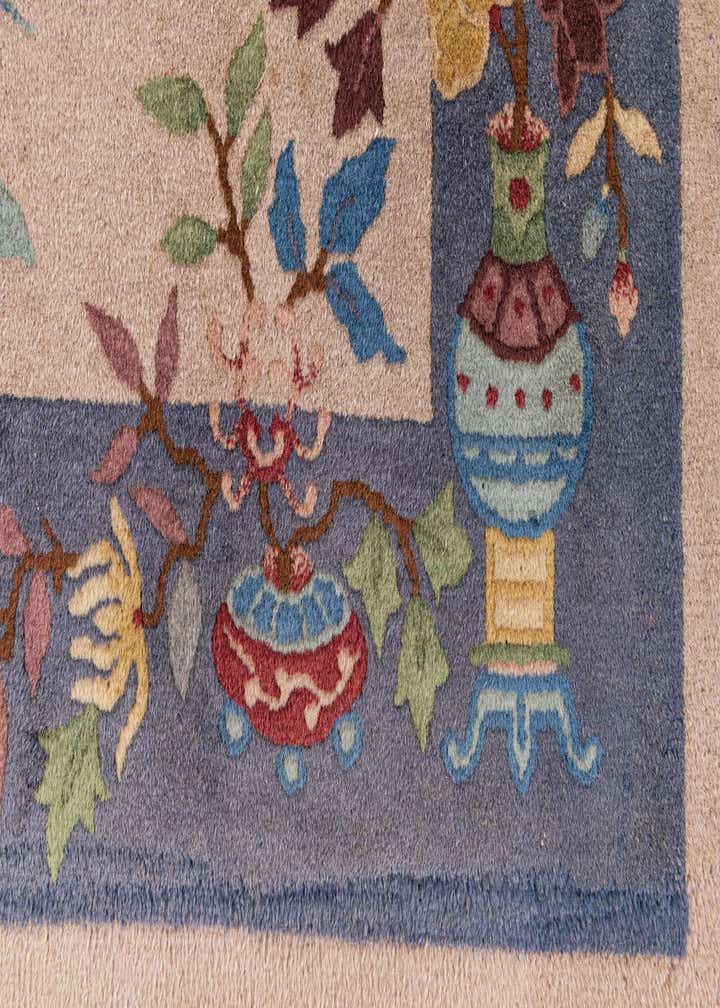 5' 10 x 8' 8 Hand Knotted Antique Finish Wool Rug