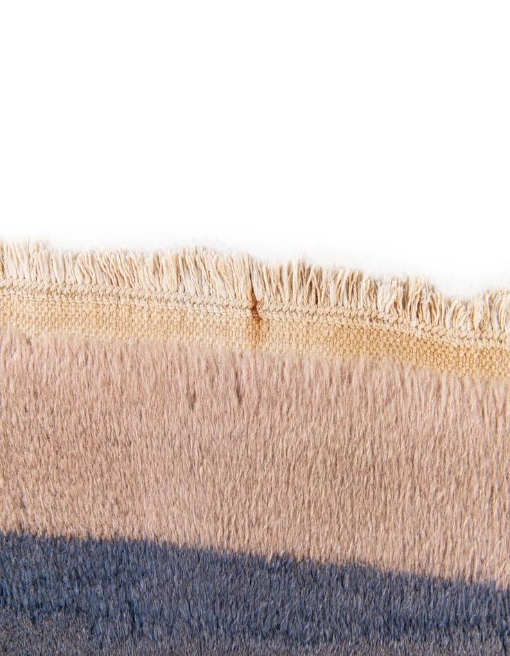 Detail image of 5' 10 x 8' 8  Hand Knotted Antique Finish Wool Rug