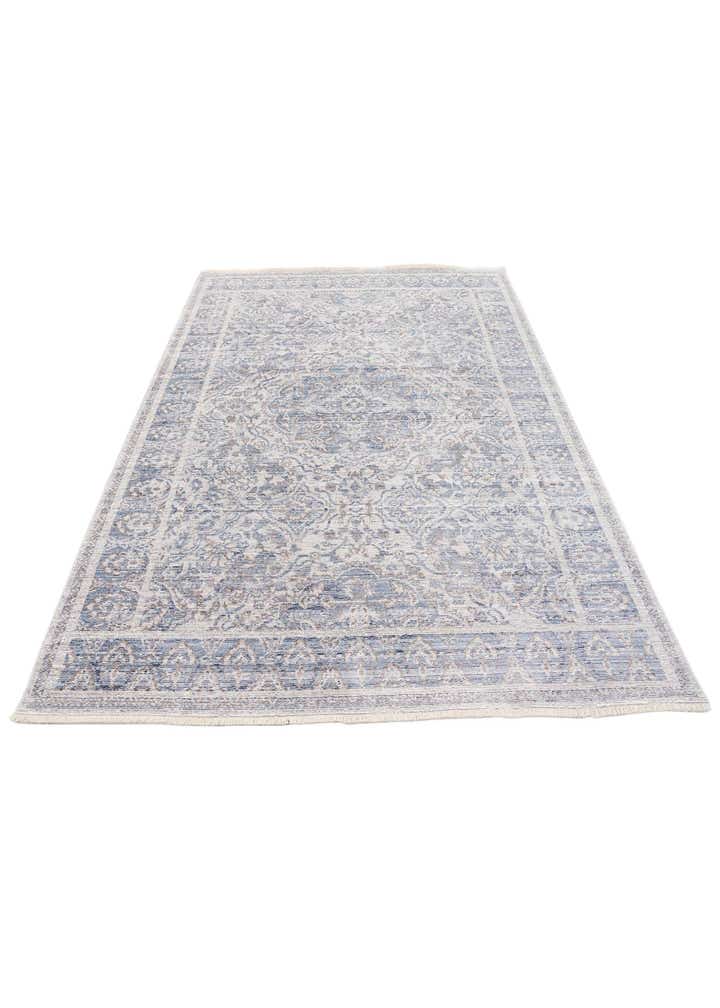 5' 4 x 7' 5 Aqua Rug