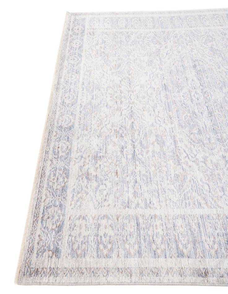 Detail image of 5' 4 x 7' 5 Aqua Rug