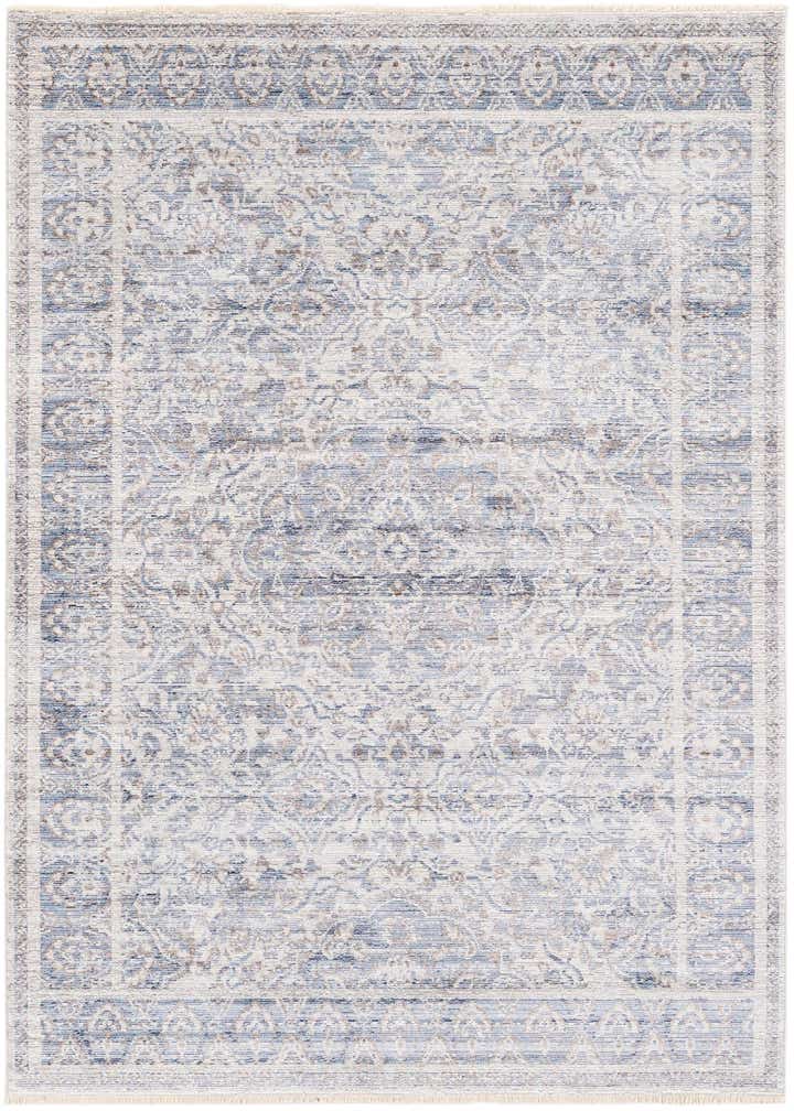 5' 4 x 7' 5 Aqua Rug