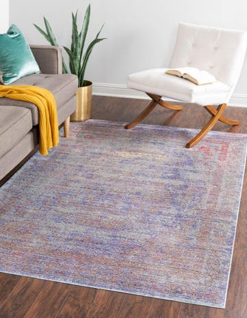 6' x 9' Aqua Rug