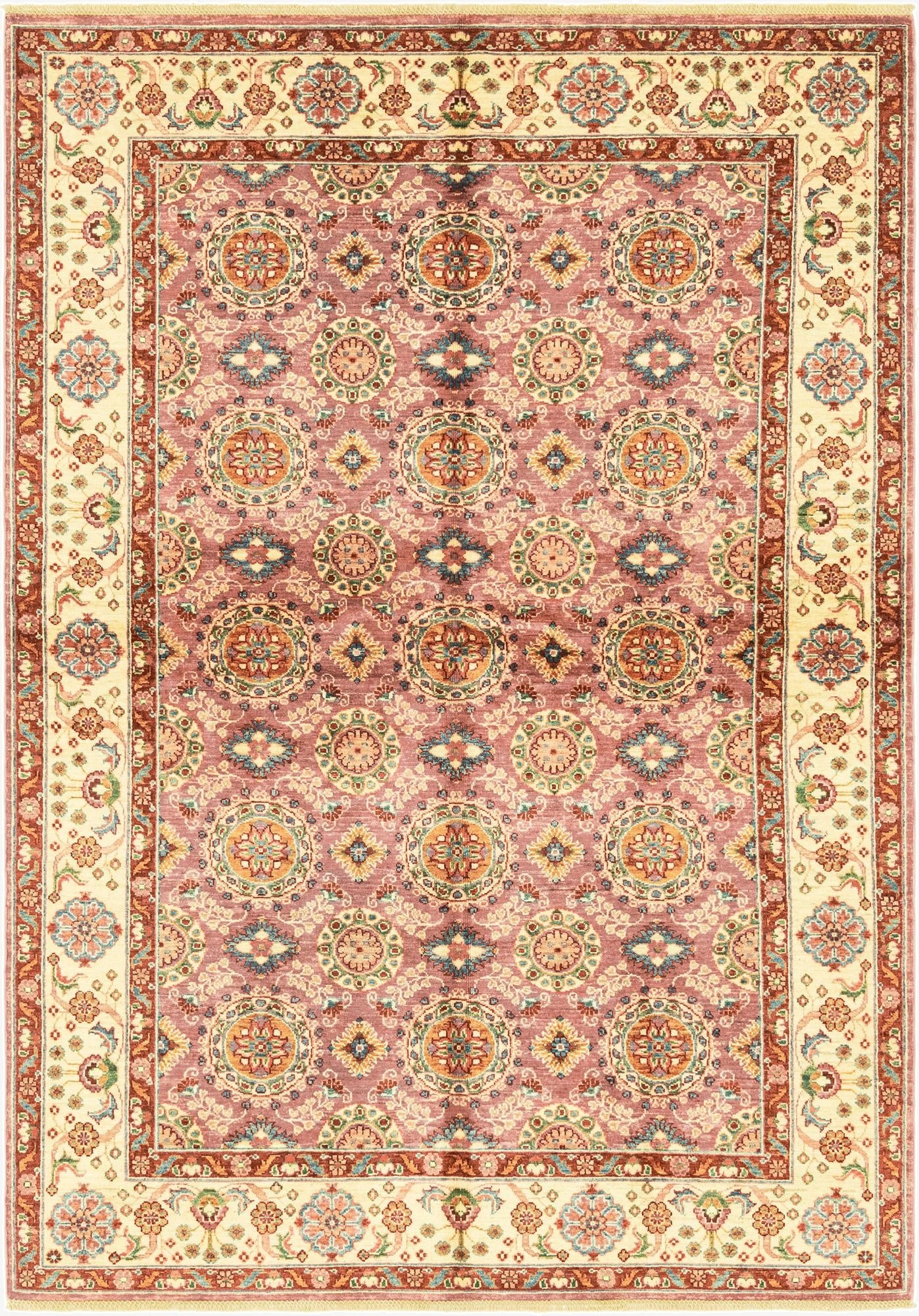 5' 7 x 8' 1  Hand Knotted Ariana Ziegler Rug