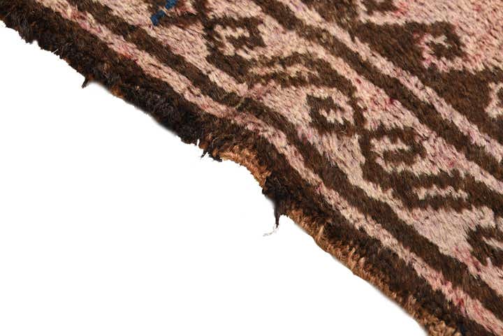 5' 5 x 8' 4 Hand Knotted Balouch Persian Wool Rug