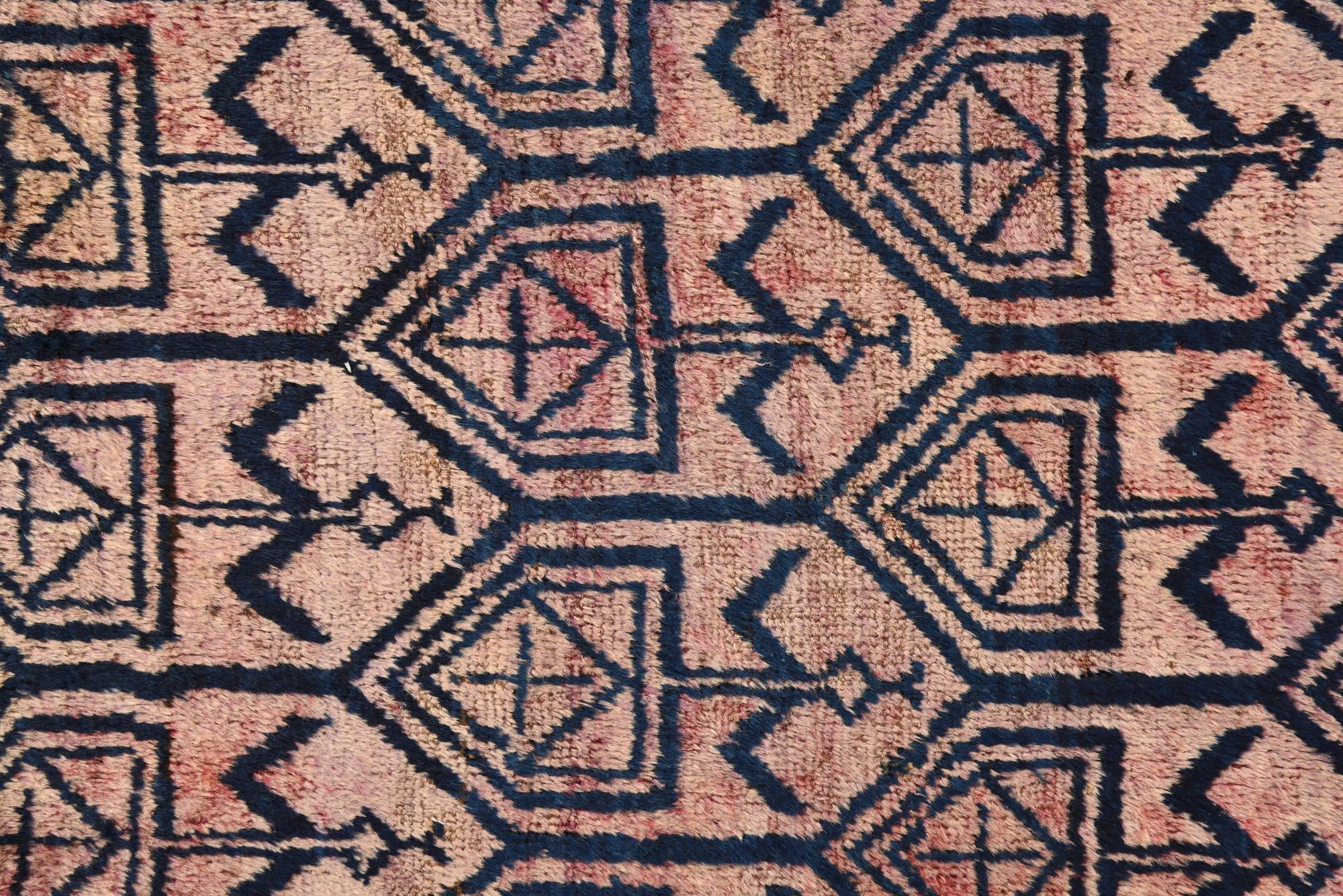 5' 5 x 8' 4 Hand Knotted Balouch Persian Wool Rug