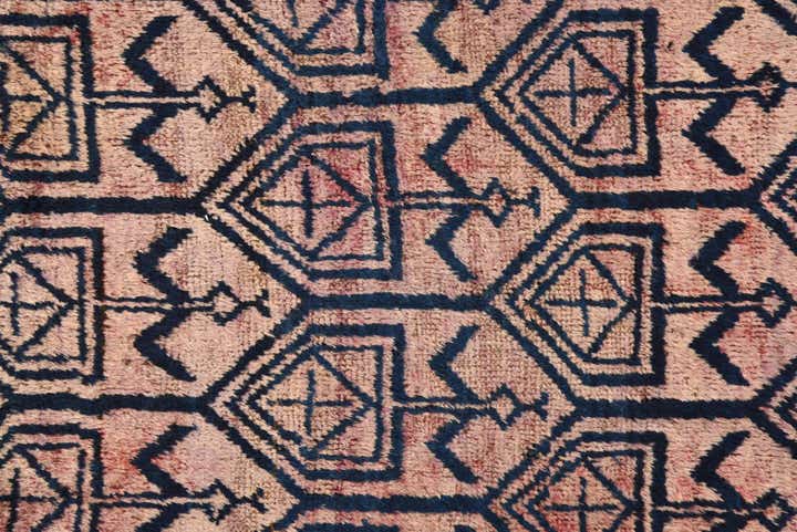 5' 5 x 8' 4 Hand Knotted Balouch Persian Wool Rug