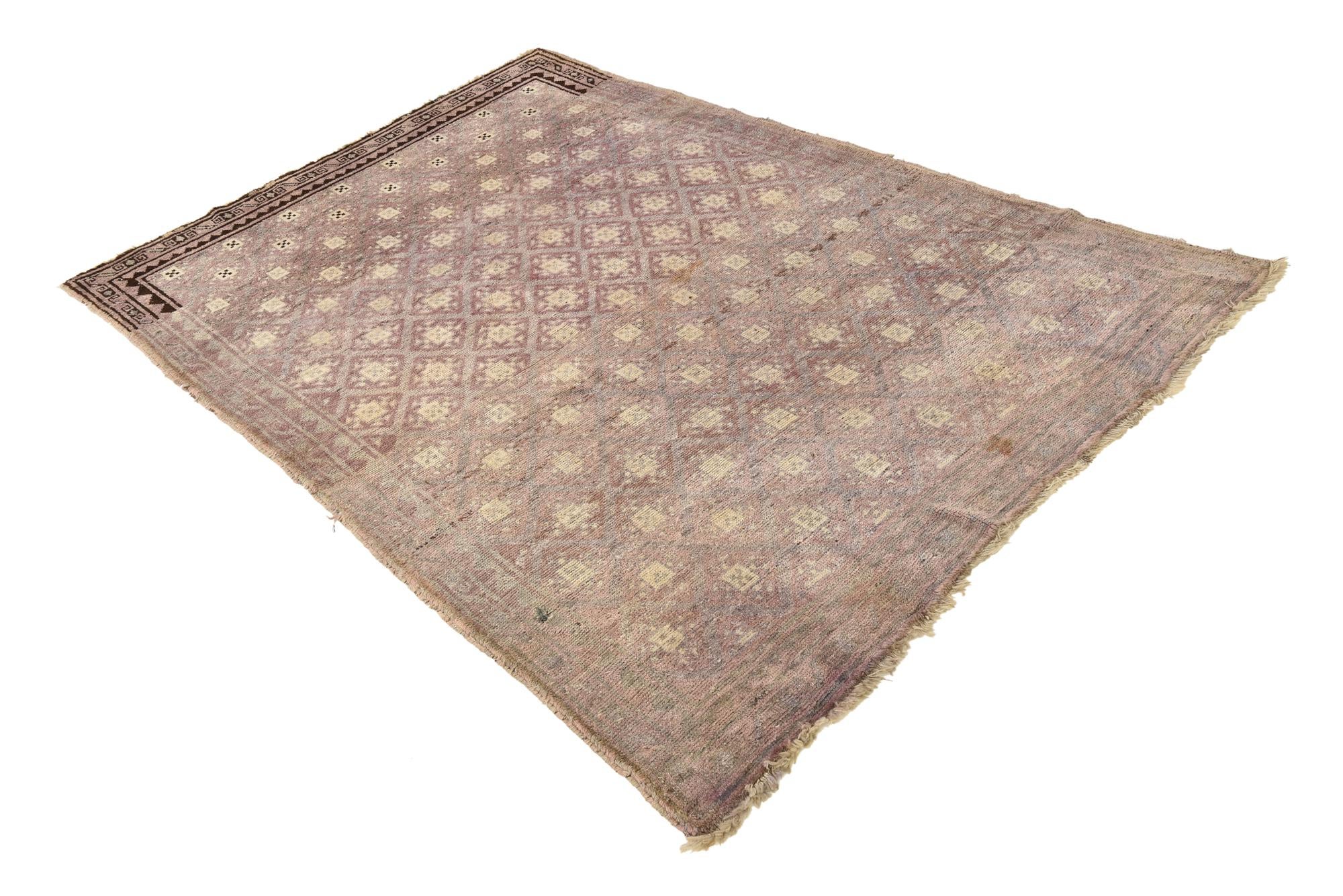 5' 2 x 7' 5 Hand Knotted Balouch Persian Wool Rug