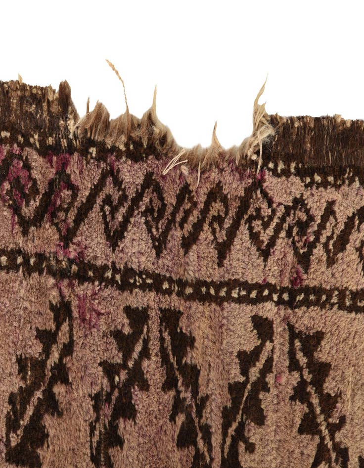 Detail image of 4' 8 x 7' 2 Hand Knotted Balouch Persian Wool Rug