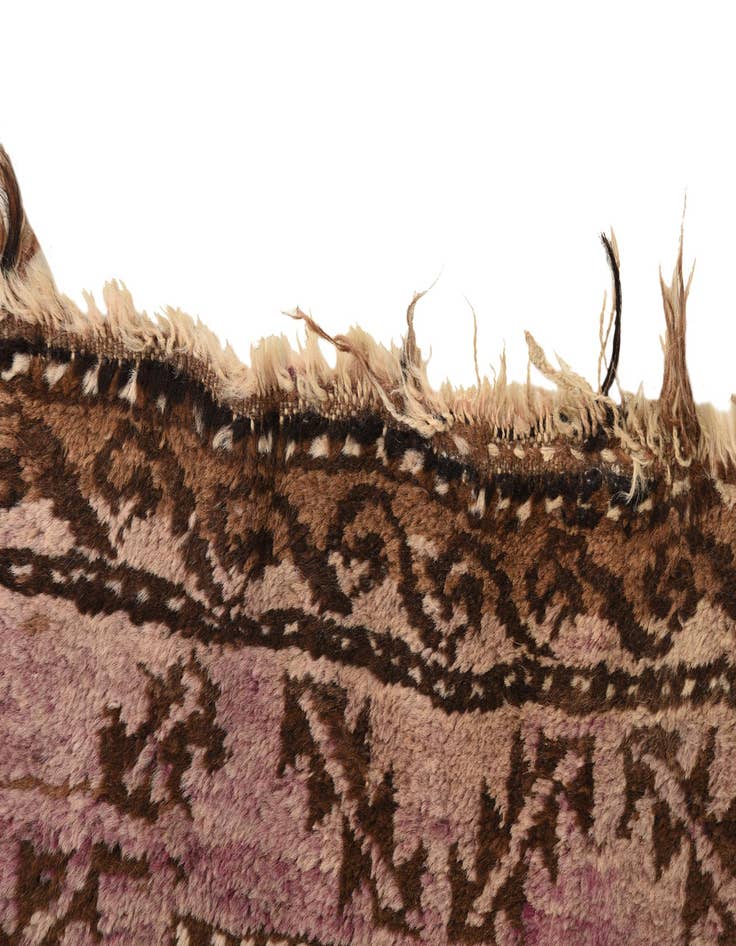 Detail image of 4' 8 x 7' 2 Hand Knotted Balouch Persian Wool Rug