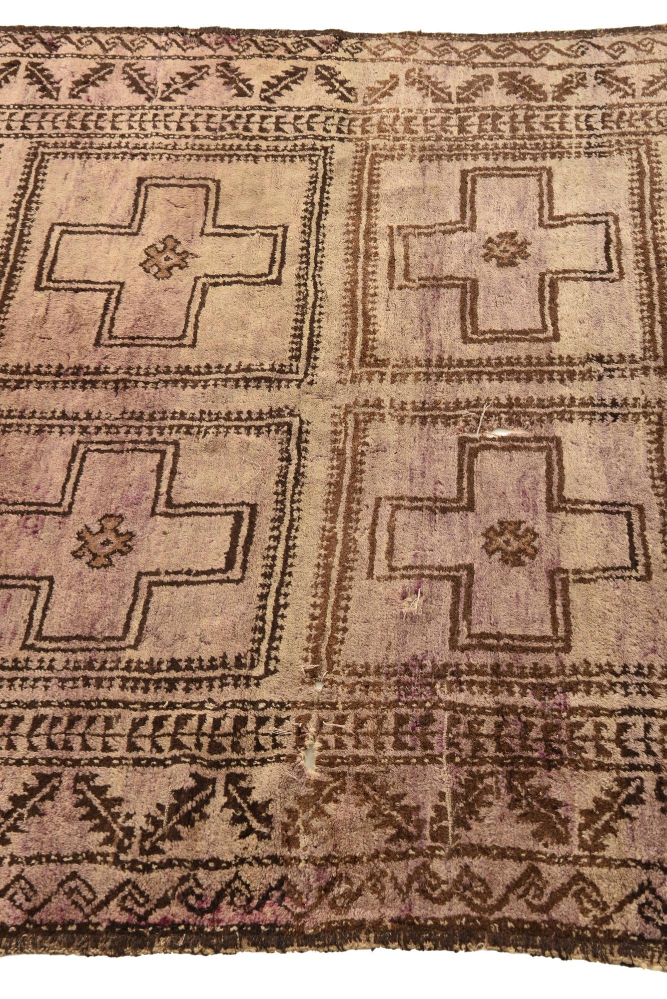 4' 8 x 7' 2 Hand Knotted Balouch Persian Wool Rug