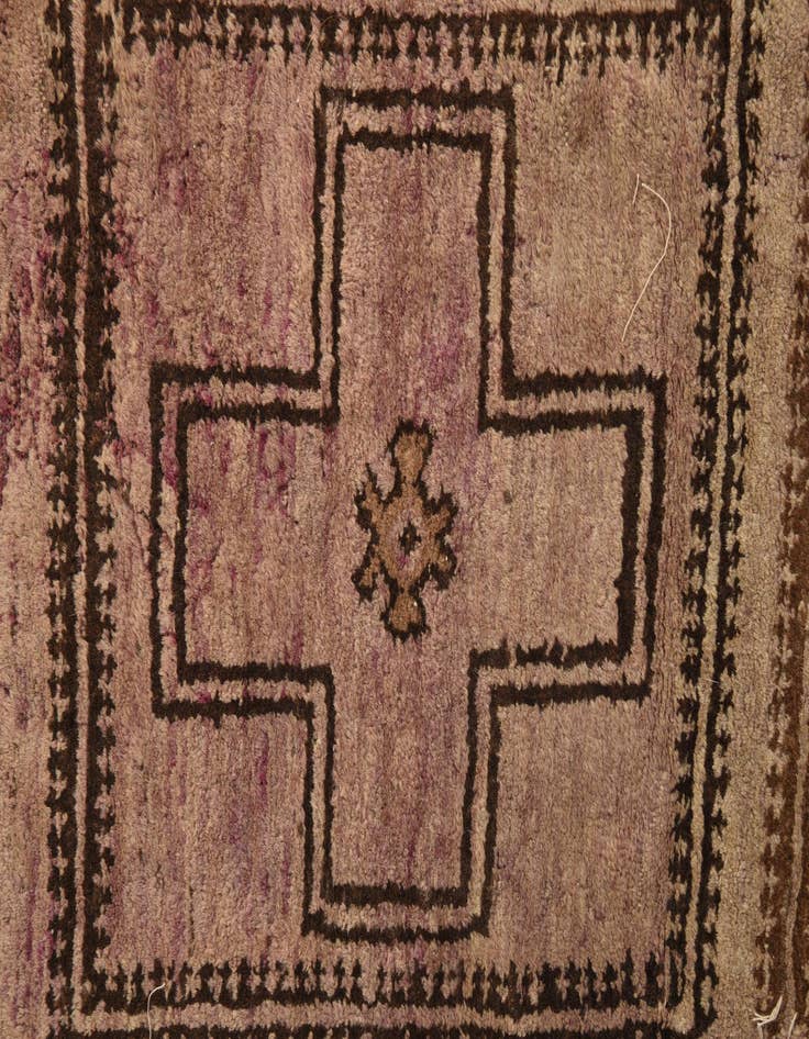 Detail image of 4' 8 x 7' 2 Hand Knotted Balouch Persian Wool Rug