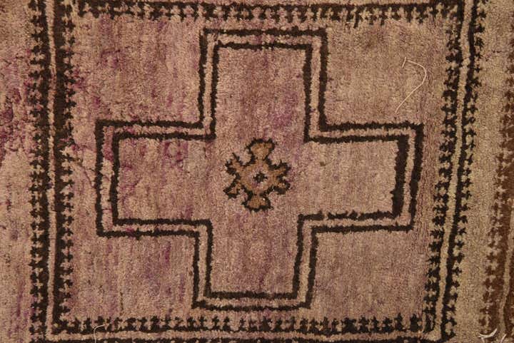 4' 8 x 7' 2 Hand Knotted Balouch Persian Wool Rug