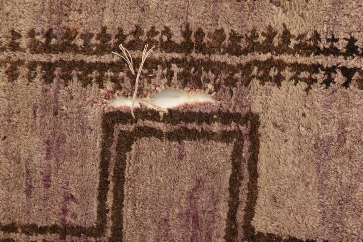 4' 8 x 7' 2 Hand Knotted Balouch Persian Wool Rug