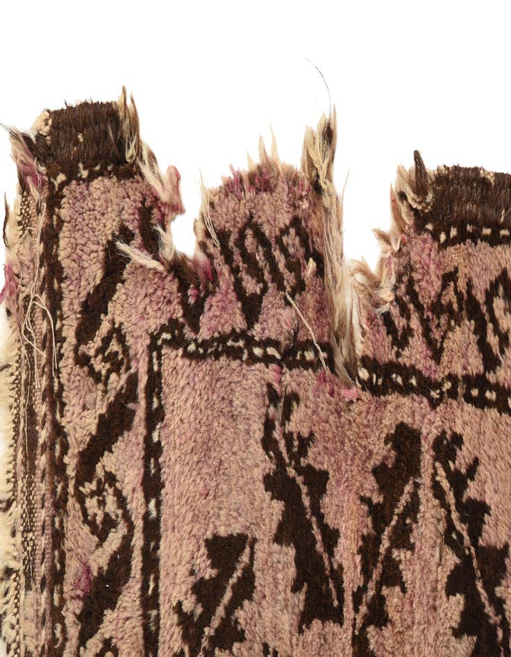 Detail image of 4' 8 x 7' 2 Hand Knotted Balouch Persian Wool Rug