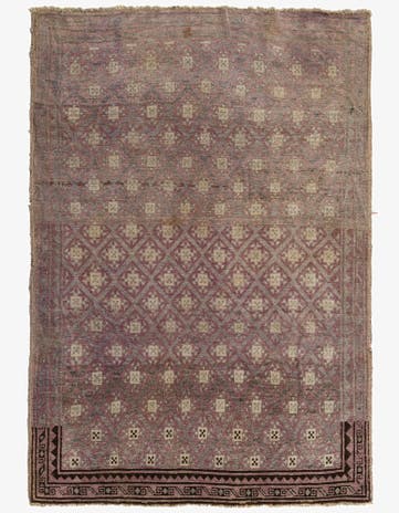 5' 2 x 7' 5 Hand Knotted Balouch Persian Wool Rug