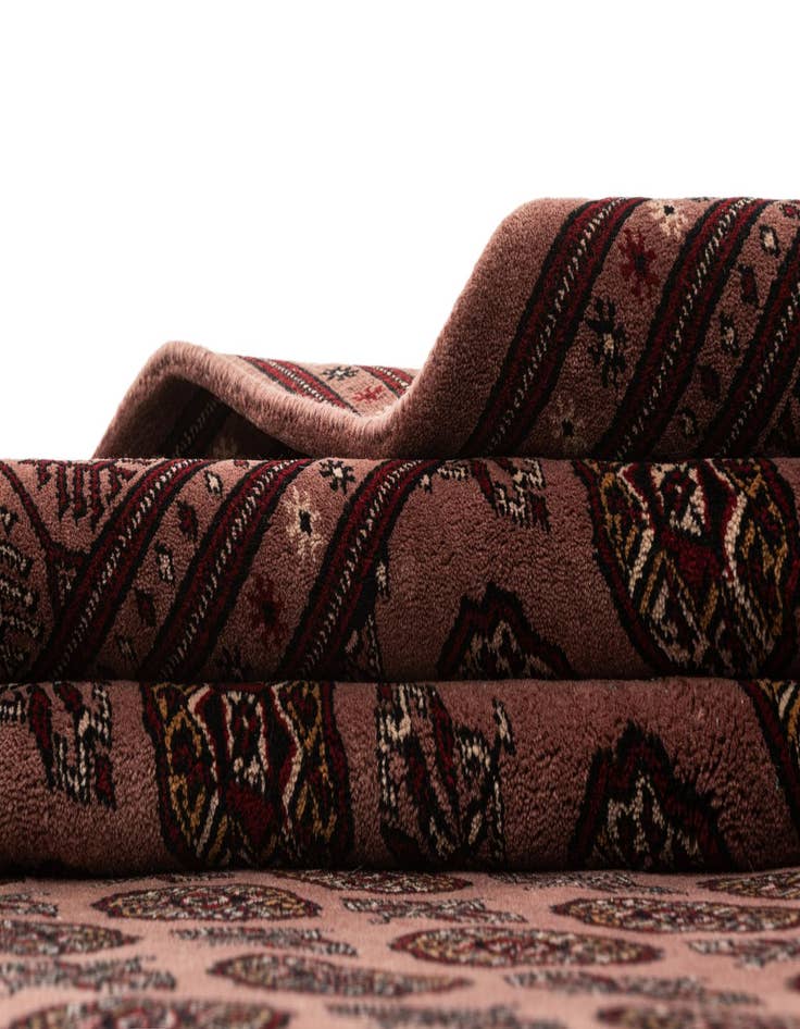 Detail image of 8' 3 x 11' 7 Hand Knotted Bokhara Wool Rug