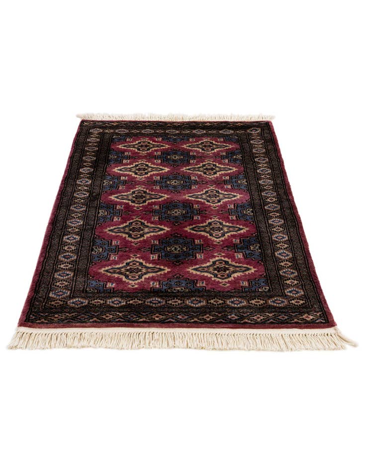 Detail image of 2' 7 x 3' 10 Hand Knotted Bokhara Rug