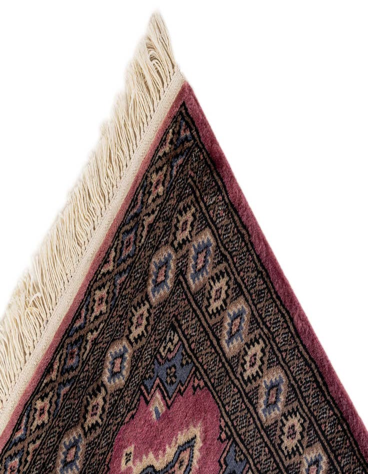 Detail image of 2' 7 x 3' 10  Hand Knotted Bokhara Rug