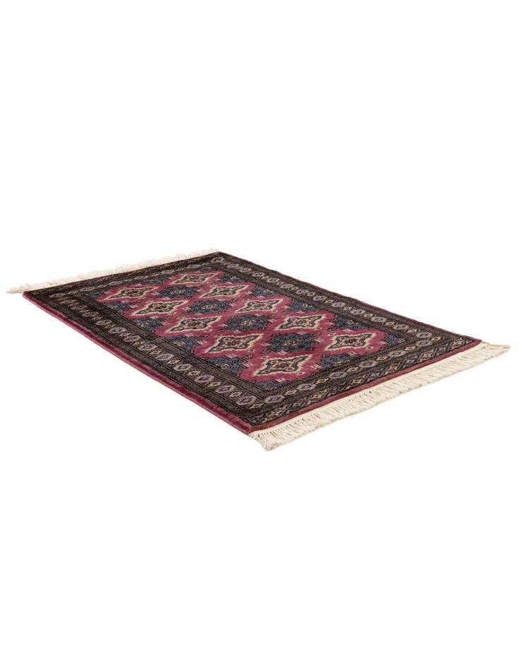 Detail image of 2' 7 x 3' 10 Hand Knotted Bokhara Rug