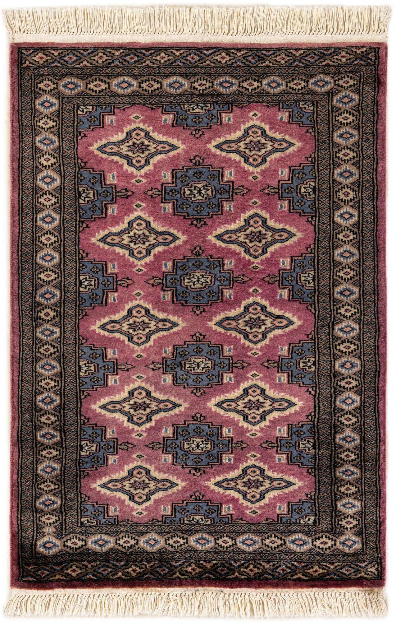 2' 7 x 3' 10 Hand Knotted Bokhara Rug