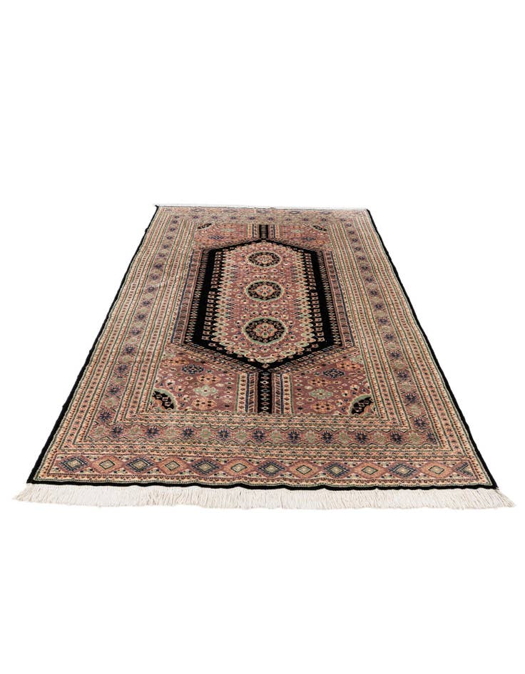 Detail image of 4' 2 x 7' 7  Hand Knotted Bokhara Oriental Rug