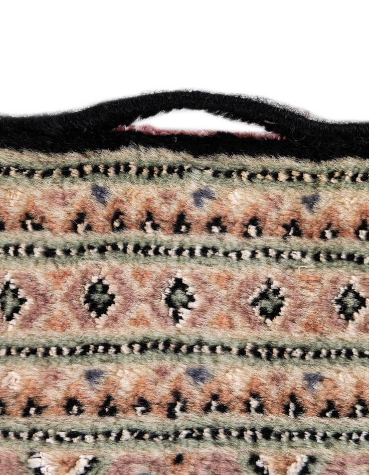 Detail image of 4' 2 x 7' 7  Hand Knotted Bokhara Oriental Rug