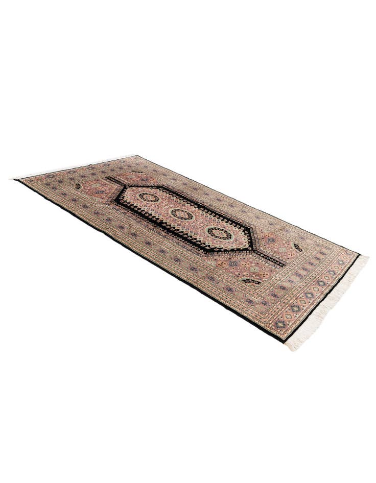 Detail image of 4' 2 x 7' 7  Hand Knotted Bokhara Oriental Rug