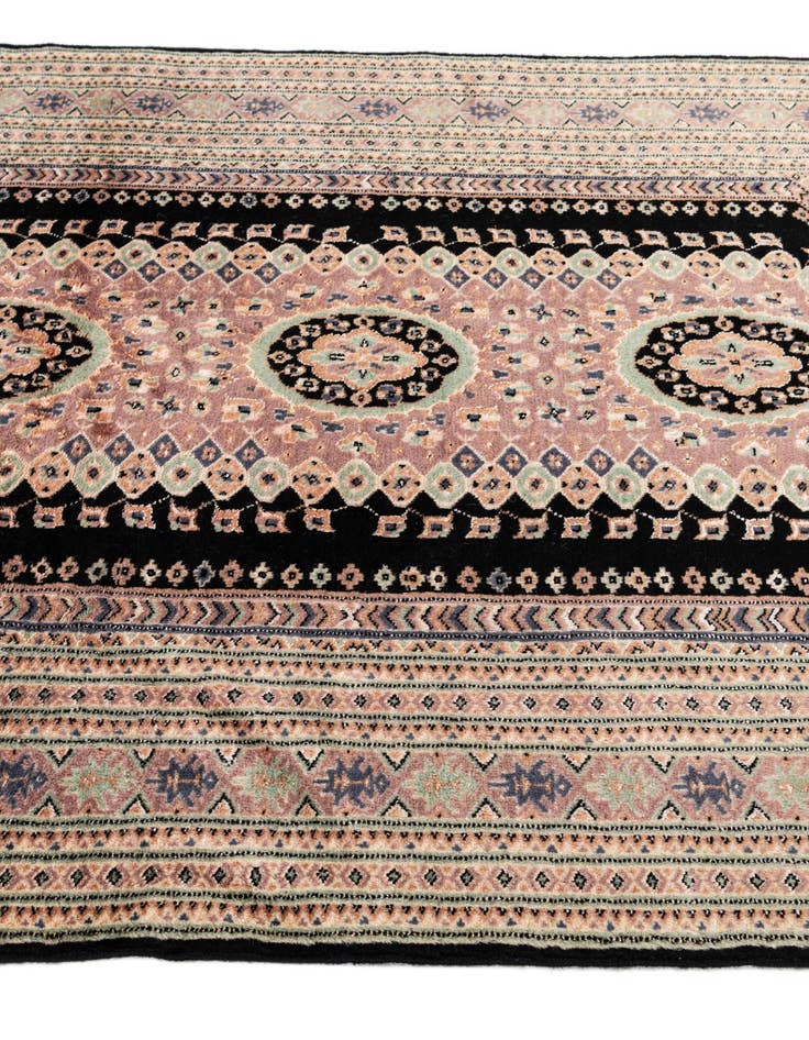 Detail image of 4' 2 x 7' 7  Hand Knotted Bokhara Oriental Rug