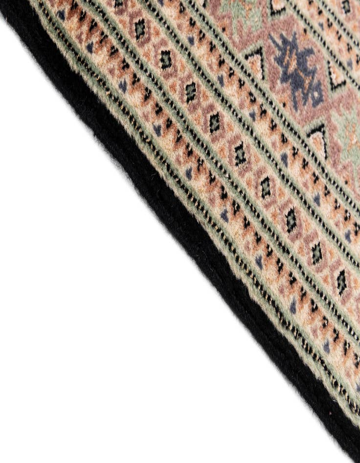 Detail image of 4' 2 x 7' 7  Hand Knotted Bokhara Oriental Rug