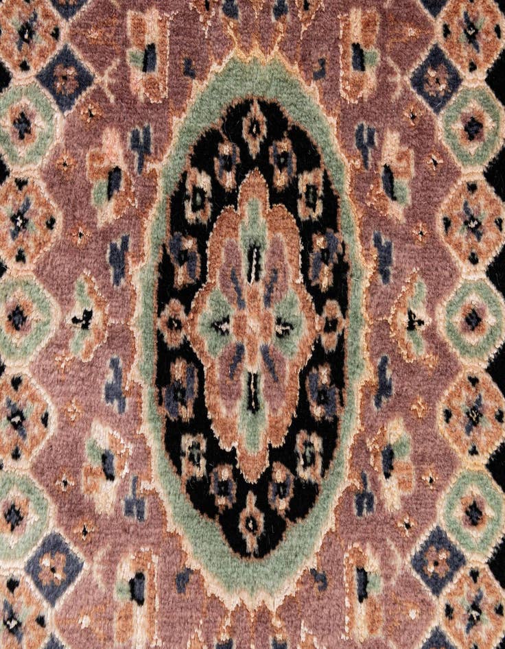 Detail image of 4' 2 x 7' 7  Hand Knotted Bokhara Oriental Rug
