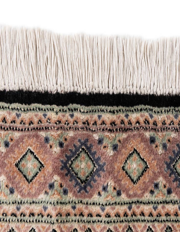 Detail image of 4' 2 x 7' 7  Hand Knotted Bokhara Oriental Rug