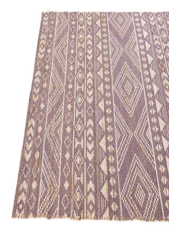 4' 2 x 6' 2 Hand Braided Chenille Jute Rug