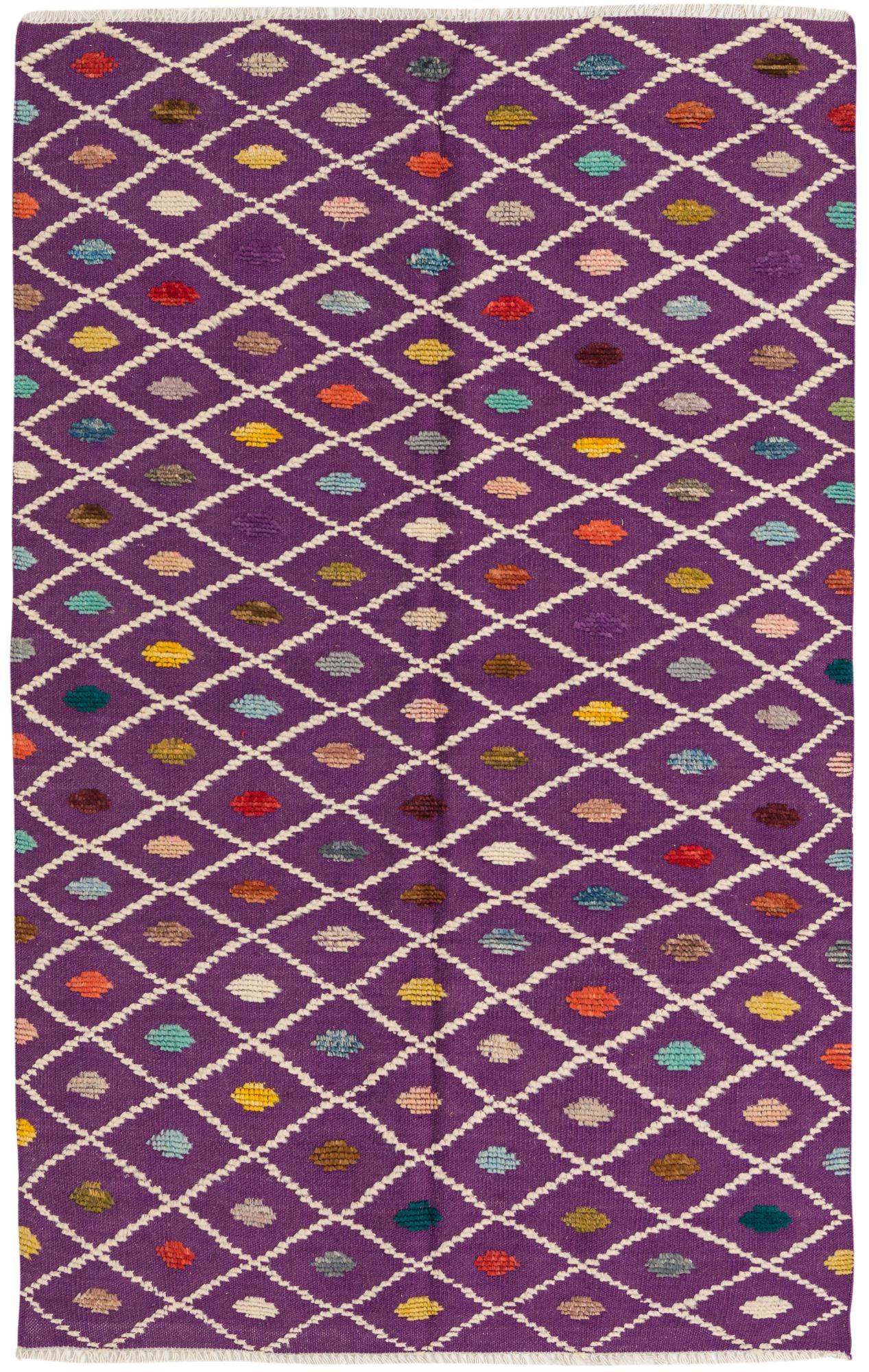 4' x 6' 5 Hand Knotted Darya Wool Rug