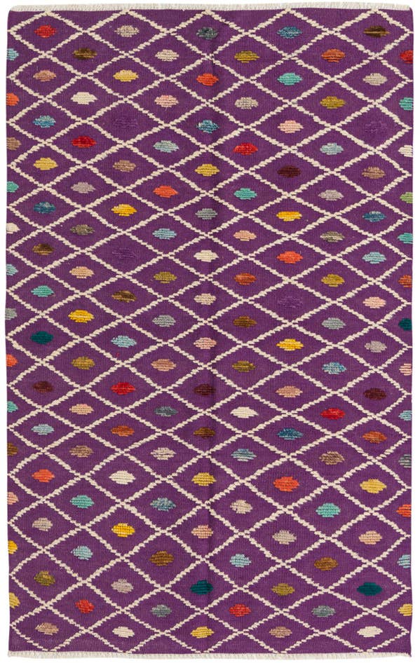 Detail image of 4' x 6' 5 Hand Knotted Darya Wool Rug