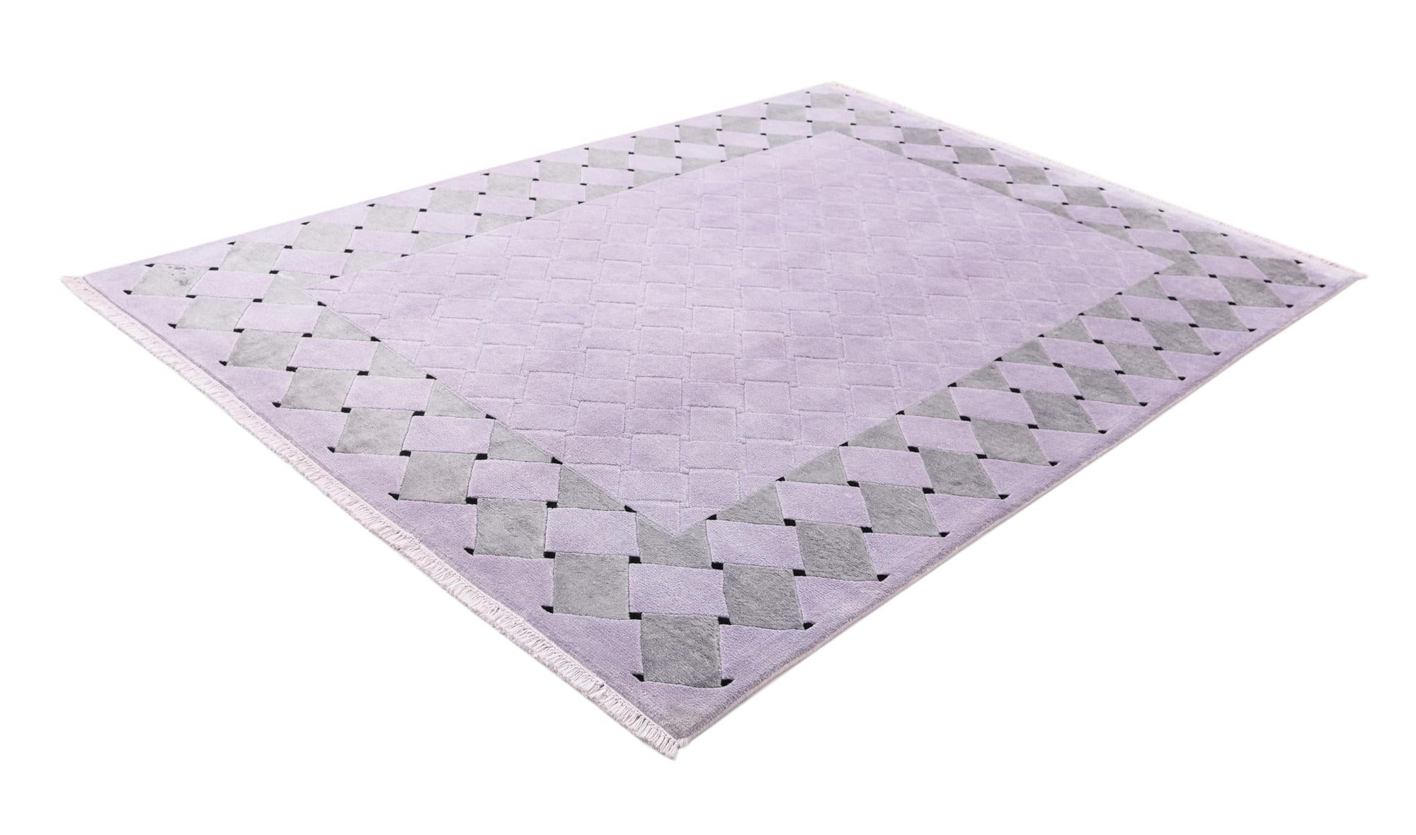 5' 5 x 7' 9 Hand Knotted Darya Wool Rug