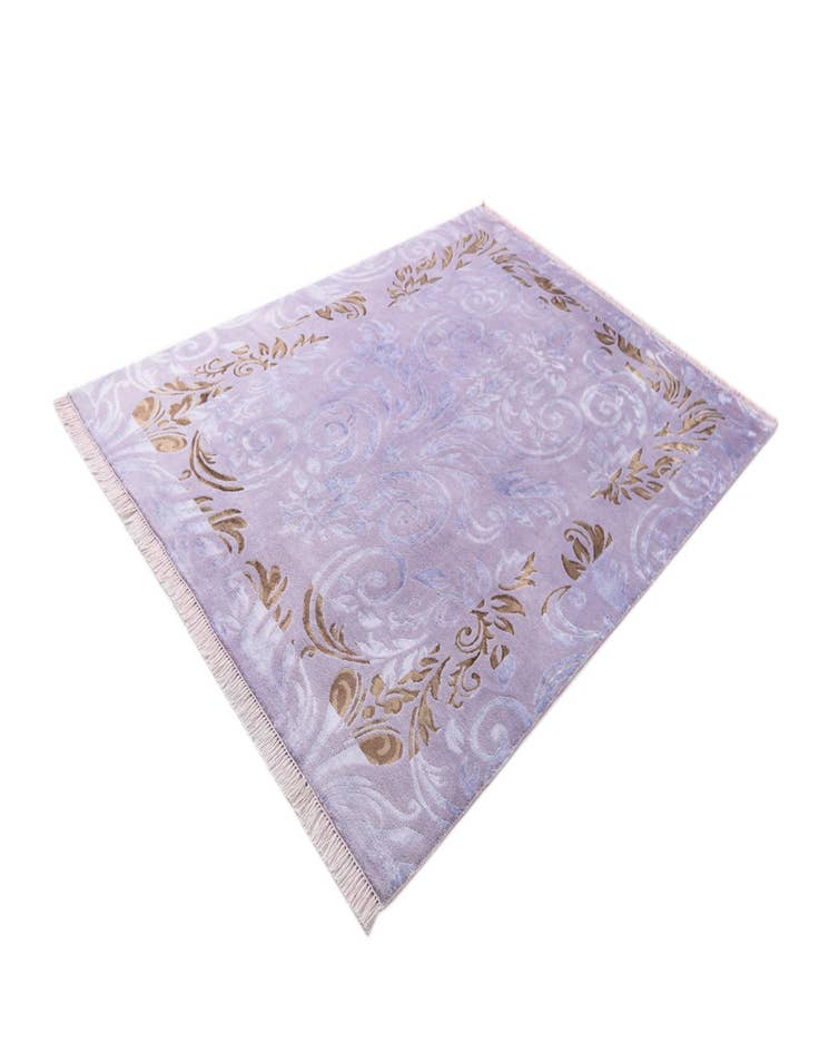 Detail image of 5' 9 x 8'  Hand Knotted Darya Wool Rug