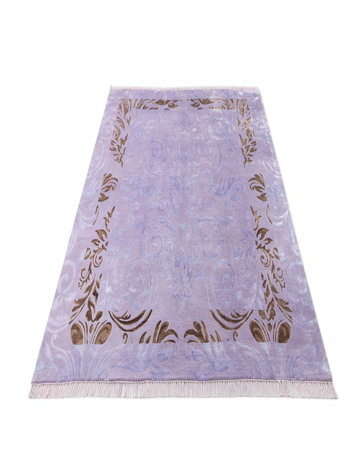 Detail image of 5' 9 x 8'  Hand Knotted Darya Wool Rug