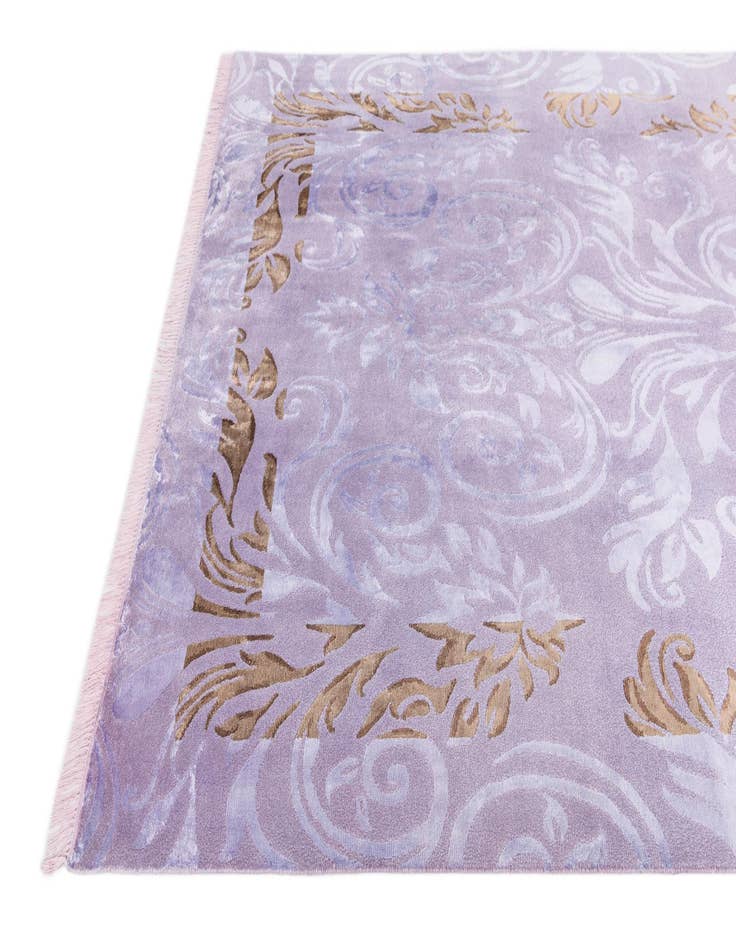 Detail image of 5' 9 x 8'  Hand Knotted Darya Wool Rug