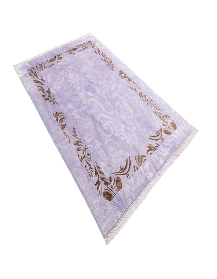 Detail image of 5' 8 x 8'  Hand Knotted Darya Wool Rug