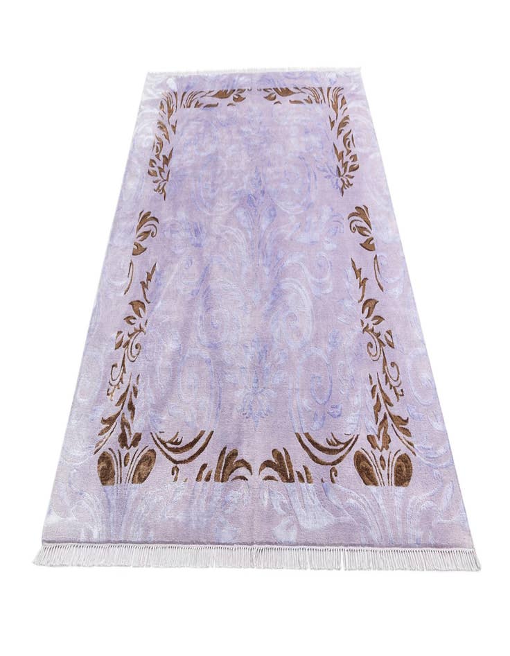 Detail image of 5' 8 x 8'  Hand Knotted Darya Wool Rug