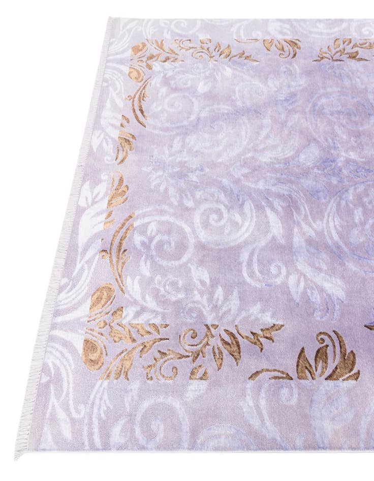 Detail image of 5' 8 x 8'  Hand Knotted Darya Wool Rug