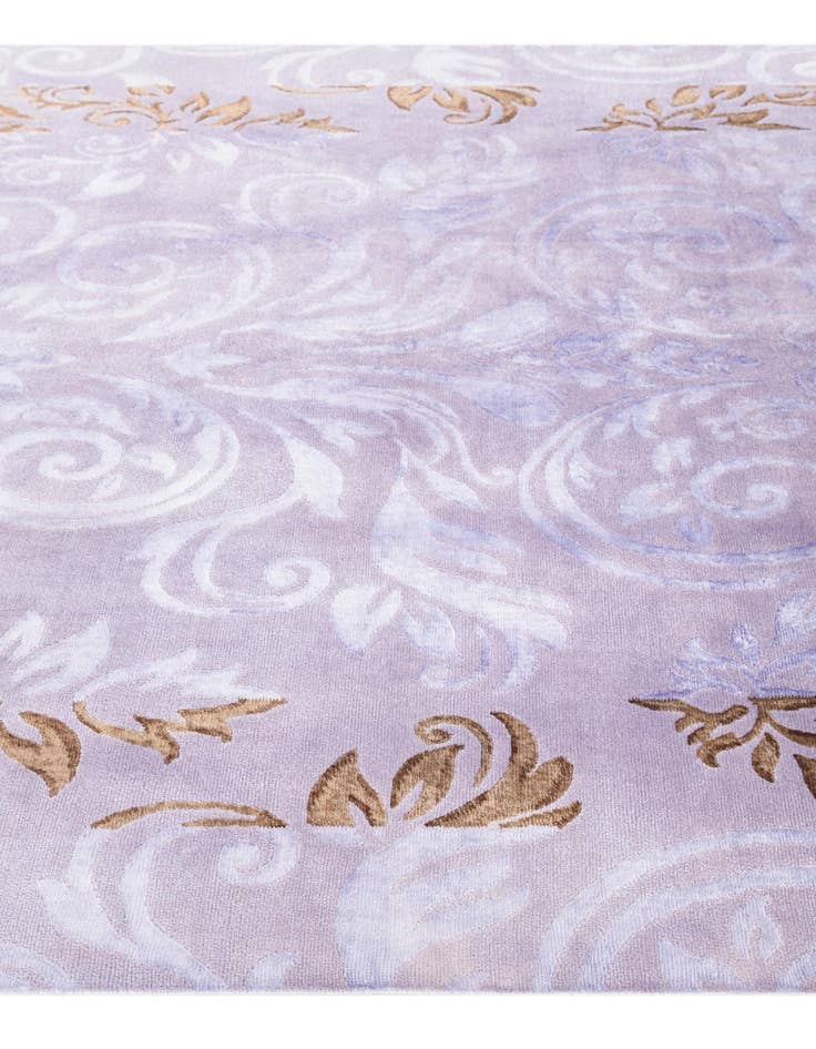 Detail image of 5' 8 x 8'  Hand Knotted Darya Wool Rug