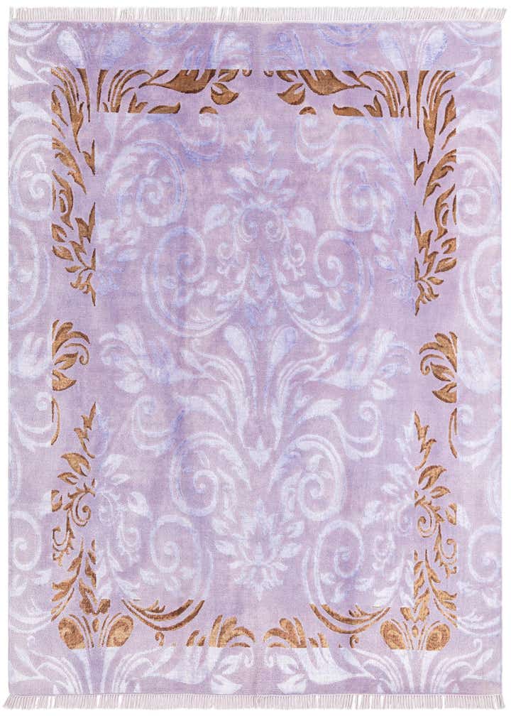5' 8 x 8' Hand Knotted Darya Wool Rug
