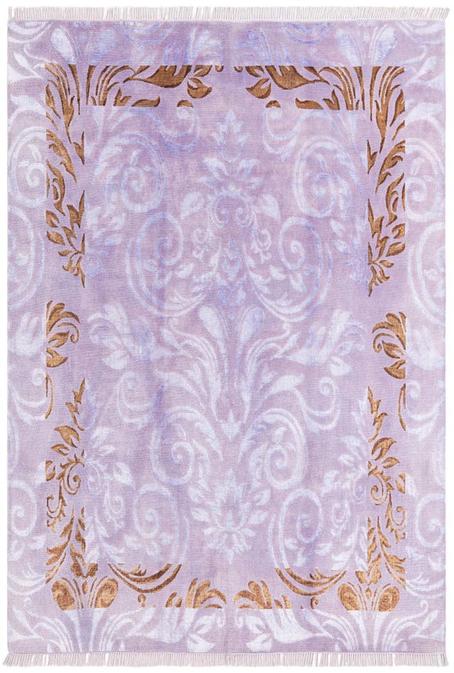 Detail image of 5' 8 x 8' Hand Knotted Darya Wool Rug