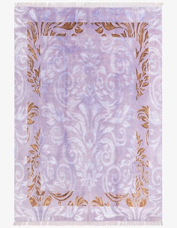 5' 8 x 8' Hand Knotted Darya Wool Rug